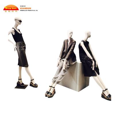 China Decorative Full Stand New Invention Body Female Sitting Mannequin for sale