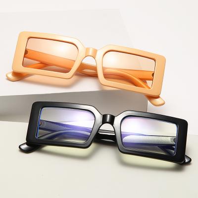 China 10 Years Experience Square Special Plastic Frame Retro Design Sunglasses for sale