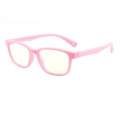 China Fashion Sunglasses 2021 Glasses Frames Anti Ultraviolet Flexible Blue Light Optical Glasses Frames For Kids for sale