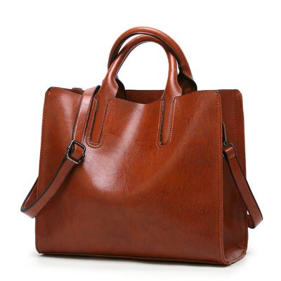 China Lady Factory Direct Custom Lady Fashion Bag Large Capacity Shoulder Bags Leather Handbag for sale