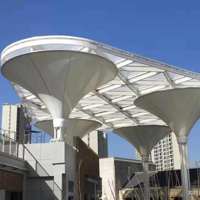 China Waterproof UV-Resistance Quality ETFE Fireproof Film Building Roof Structure Architectural Tensile Membrane for sale