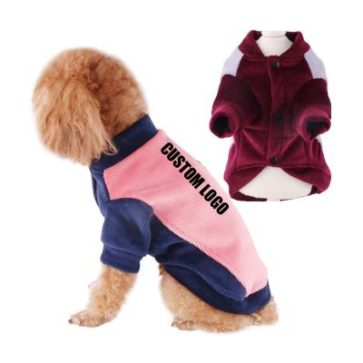 China Stocked Spring Summer Vocation Teddy Lovely Colorful Dog Plush Fashion T-shirt Hawaiian Pet Clothes for sale