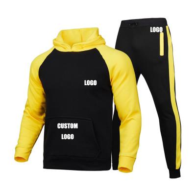 China Breathable Free Logo Custom OEM Men Sport Wear All Over Printed Tracksuit Hoodie Tracksuit for sale