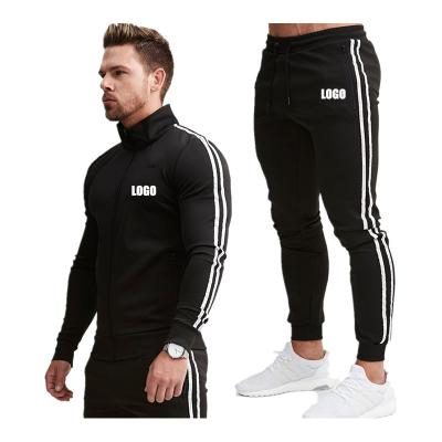 China Breathable Free Logo Custom OEM Men Sport Wear All Over Printed Tracksuit Hoodie Tracksuit for sale