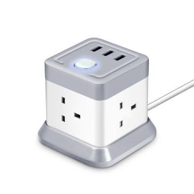 China Wholesale 2400w Residential/Multi-Purpose European High Speed ​​Universal Travel Socket Mobile Multiple Socket for sale