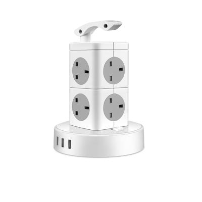 China High Quality Residential / General Purpose Multi Outlet High Quality Power Strip Extension Socket Three British Usb for sale