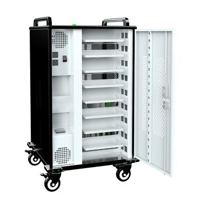 China Professional SPCC+Aluminum Alloy Manufacturer Mobile Charging Cart Ipad Charging Cabinet For Tablets for sale