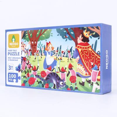 China Toy Jigsaw Puzzles Educational For Children Wholesale Custom Cardboard Puzzle100 Puzzle Pieces For Children for sale