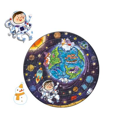 China Cartoon Toy New Arrivals Custom Adult Art 100 Pieces Color Puzzles For Children for sale