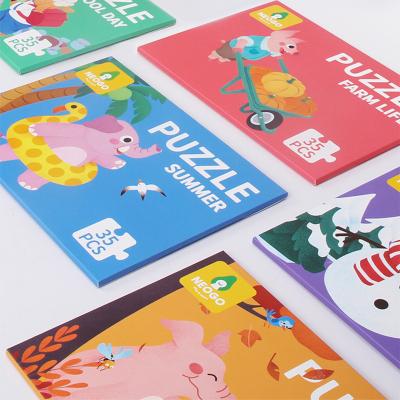 China Custom Jigsaw Cartoon Toy Paper Jigsaw Educational Cardboard Jigsaw Puzzle For Children for sale