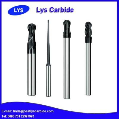 China Carbide 2 flute ball nose end mill cutter for sale