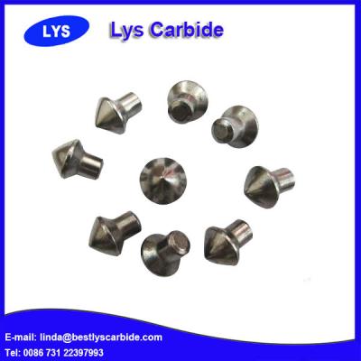 China Cemented carbide buttons F types sharp claw button,J & JC types auger tips button, Point attack bits for sale