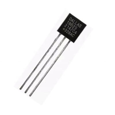 China DS18B20+ DS18B20+ TO-92 programmable temperature sensor ic DS18B20+ for sale