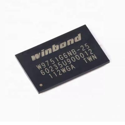 China DDR SDRAM W9751G6NB-25 BGA-84 memorizer DDR SDRAM IC W9751G6NB-25 for sale