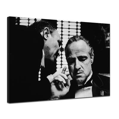 China Modern Art Vintage Wall Art Portrait Posters Canvas Prints Black And White Movie Photo For Home Decoration for sale