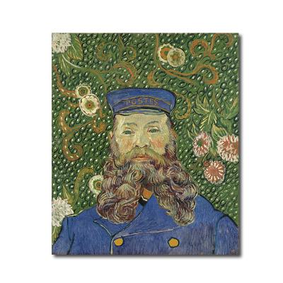 China Vincent Van Gogh Painting Reproductions Modern Art Home Decor Portrait Canvas Print Painting For Postman for sale