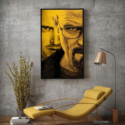 China Classic portrait movie Breaking Bad portrait poster canvas painting colorful posters pictures for living room home decor for sale