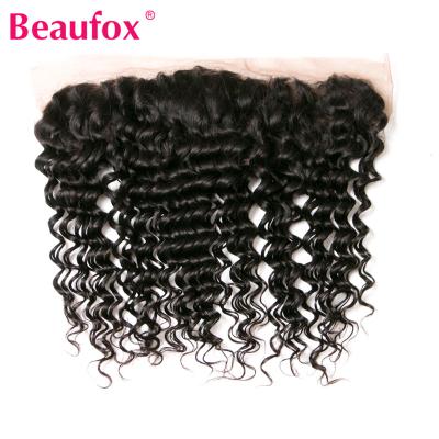 China Remy Virgin Remy Curly Closure Loose Deep Wave Bundles With Indian Clear Lace Front Wig Curly 13x4 Lace Hair Band for sale