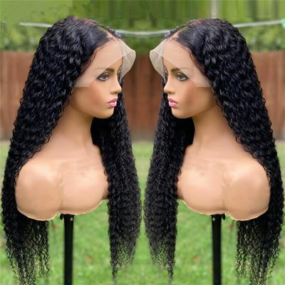 China Beaufox Wave Parting 13x4 Part Human Hair Wigs 13x4 Part Hd Lace Front Deep Wave Indian Natural Deep Wave Medium Part Hair Wigs tpart for sale