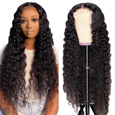 China Best Water Wave Beaufox Lace Wig Sellers Curly Transparent Wigs For Double Color Women Cheap Lace Front Loose Wig Super Pulled Hair for sale