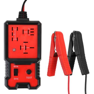 China Suitable for the most common 12v car battery car auto diagnostic tester universal electronic relay tester with led lights clips for sale