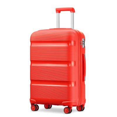 China OEM Trolley PP TOURAGE Best Travel Luggag PP Brand Luggage ECO Durable Set Promotional Luggage Material for sale