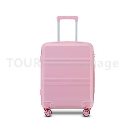 China High Quality ABS Trolley Bags China Manufacturer 4 Wheel Suitcase ABS Luggage Sets Carry On Luggage for sale