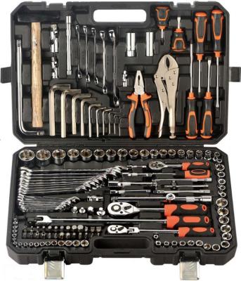 China Duarble 150 Pieces Mixed Tool Kit Combination Tool Auto Repair Tool Kit Socket Wrench Mechanics for sale