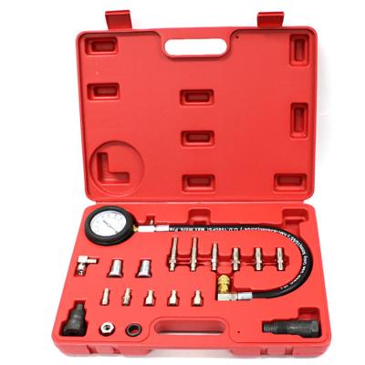 China Universal TU-15 Diesel Engine Compression Cylinder Pressure Tester Gauge Kit for sale