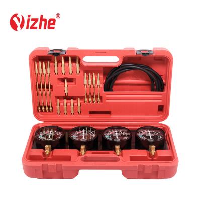 China Auto Repair Tools 4 Cylinder Balance Gauge Motorcycle Fuel Vacuum Synchronizer Gauge Meter Tool Kit Kit for sale