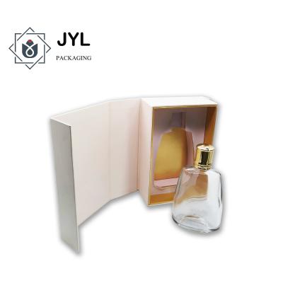 China White Handmade SGS Magnetic Folding Box Gift perfume Paper Packing for sale