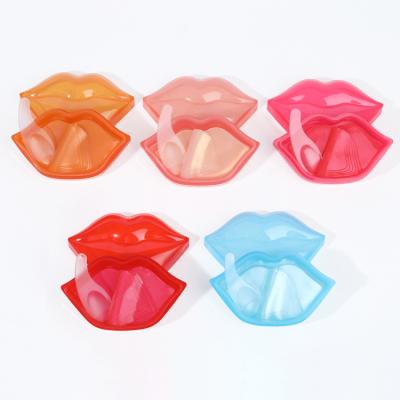 China Wholesale Moisturizer Private Label Gel Moisturizing Pink Patch Lip Sleep Mask for sale