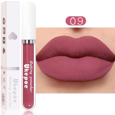 China Waterproof Makeup Lipstick Waterproof Matte Private Label Customized Liquid Lipstick for sale