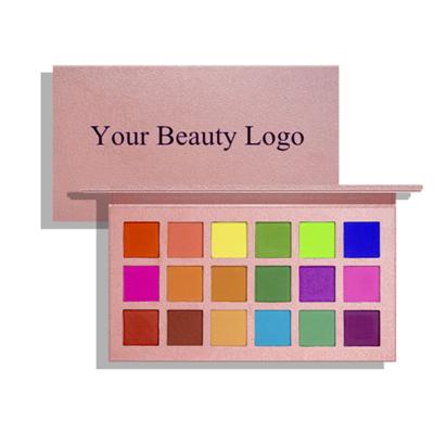 China High Pigmented Waterproof Private Label Eyeshadow Palette Makeup Waterproof Shimmer Chemical Eyeshadow for sale