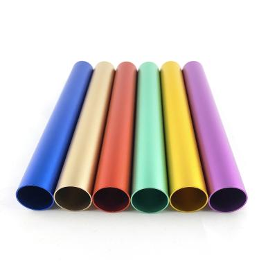 China Manufacturer Square 6063 Industrial Aluminum Extrusion Tube Aluminum Square 6061 Anodized Pipe Tubing Mill Colored Finish Anodized for sale