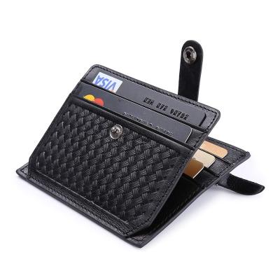 China 2021 New Fashion Style Business RFID Blocking Slim Credit Card Holder Wallet Zipper Coin Pouch for sale