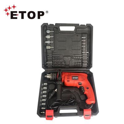 China ETOP 2800r/min High Power Tools Impact 680W Electric Drill Mini Electric Hand Drill Light Weight Electric Drill Set XH-13AJ for sale