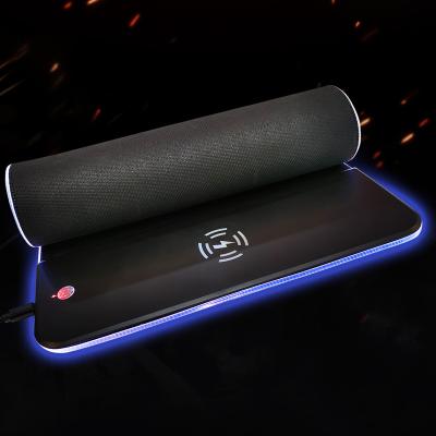 China Large XXL RGB Mouse Pad PC Sublimation Mouse Pad Non-slip Wireless/USB Hub/Calculator Mousepad QH LED Wireless Charging Rubber Mouse Pad for sale