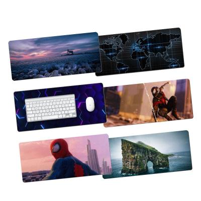 China Custom 800*300*3mm Gaming HEATER Rubber Mouse Pads Printed Keyboard Gaming Mouse Pad Wholesale for sale