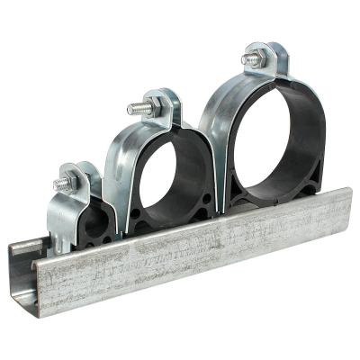 China Wholesale Easy CONDUIT RIGID Pipe Electrical Cable Clamp Suspension Cable Factory Installation Steel Strut Clamp for sale