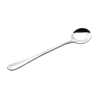 China Fashional Stainless Steel Long Handle Durable Colorful Tea Coffee Ice Cream Spoon for sale