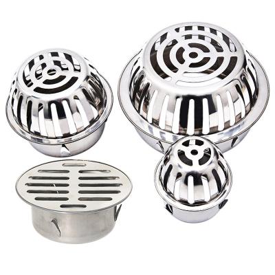 China Practical Round Floor Drain Waste Drain Cover For Outdoor Garden Balcony Roof Toilet Laundry for sale