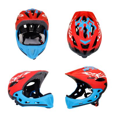 China Custom Compounds Girl Quad Bike MTB Helmet Full Compounds Bicycle Face for sale