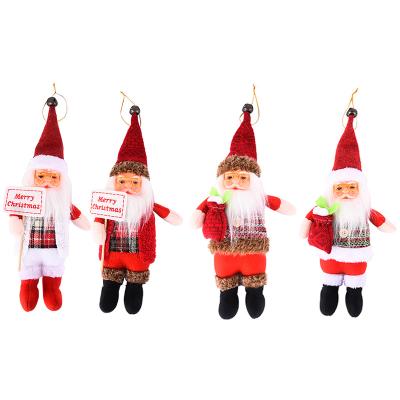 China Doll Santa Claus Stuffed Plush Toy Christmas Holiday Party Gift Plush Toy for sale