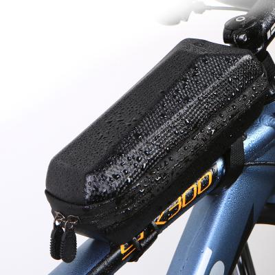 China Waterproof TPU Bike Frame Triangle Bicycle Under Top Tube Corner Pocket Storage Bag for sale