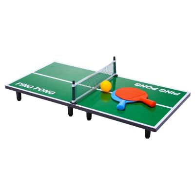 China Entertainment Mini Table Tennis Ping Pong Table With Bats Ping Pong For Sale for sale