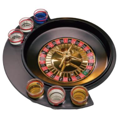 China Entertainment Drinking Roulette Games Wheels Adult Drinking Games Shot Glass Roulette Drinking Games for sale