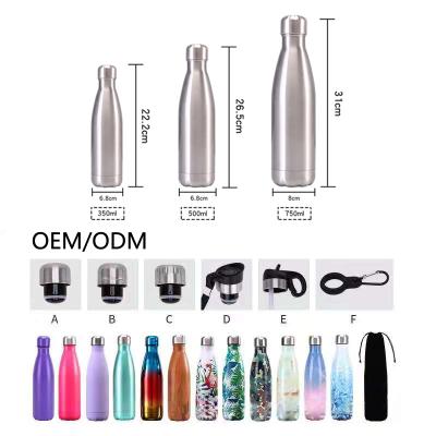 China Bpa Free Durable 500ml Black Matte Rose Double Wall Weight Vacuum Water Bottles Sports Custom Insulate Stainless Steel Water Bottle for sale