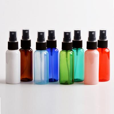 China Cosmetic 50ml , High Quality Clear Perfume Spray Bottle Small Plastic Spray Pet Bottle for sale