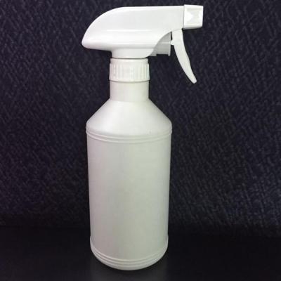 China Wholesale Recyclable White Disinfection Water Bottle Empty Plastic Bottle 500ml With Spray for sale